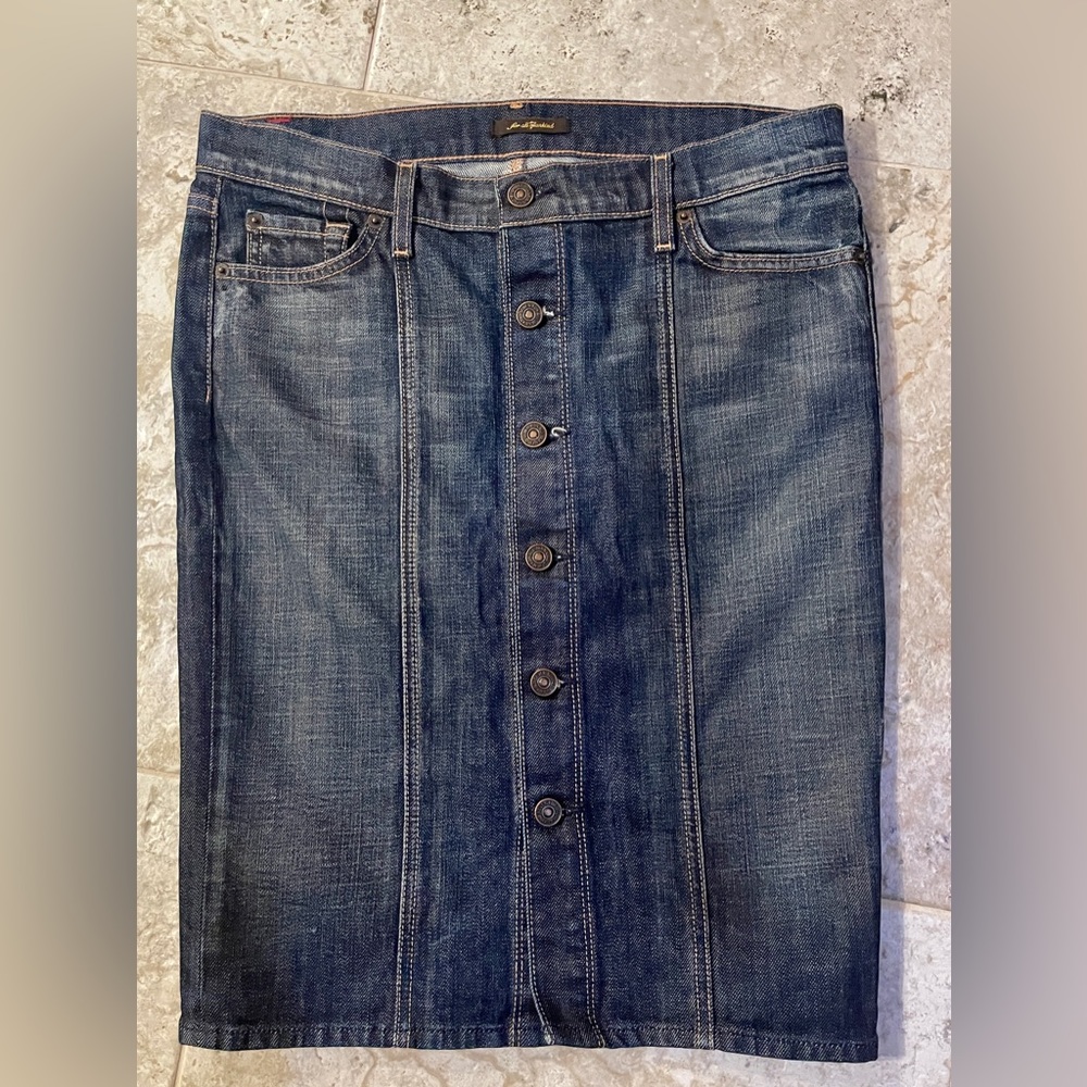 7 For All Mankind Jean Skirt